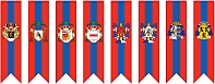 les drapeaux de la coll�giale St Martin