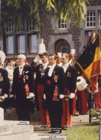 C�r�monie au Monument aux Mort en 1979 Joseph Das, Fernand Himblet, Hubert George, Claude Claes
