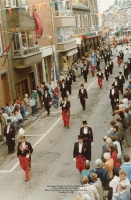 les Francs Arquabusiers aux c�r�monies d'hommage � St Hadelin en 1988 650e anniversaire de la venue de la ch�sse � Vis�