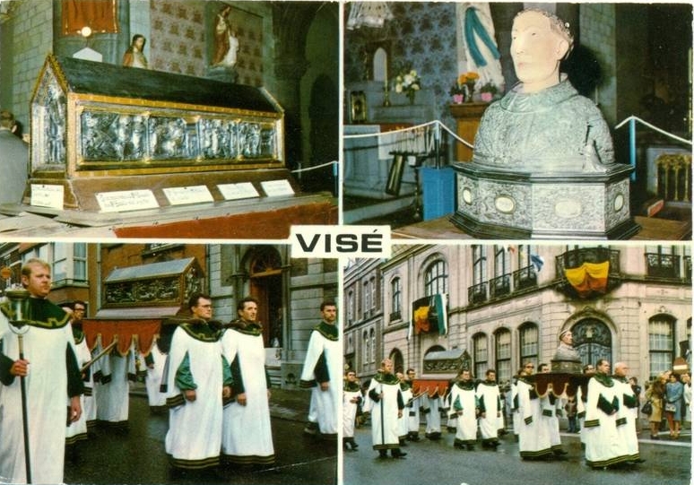 La Ch�ssse et le buste de St Hadelin, la compagnie ND de Lorette