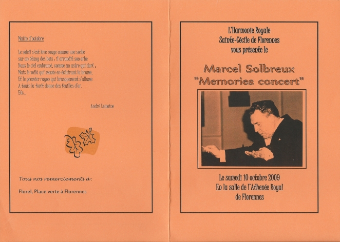 Concert d'Hommage � Marcel Solbreux