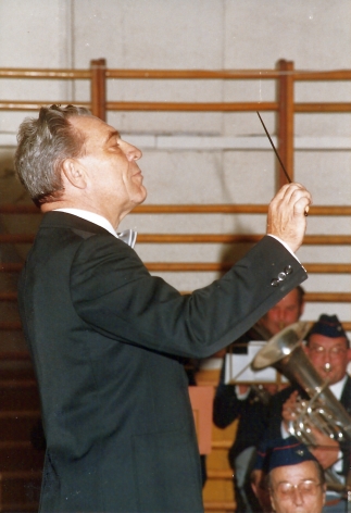 Le chef de musique Marcel Solbreux