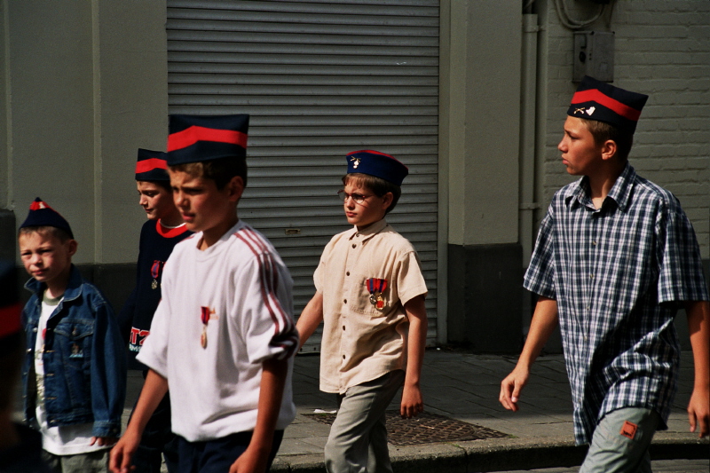Les cadets, au centre Corentin Poelmans