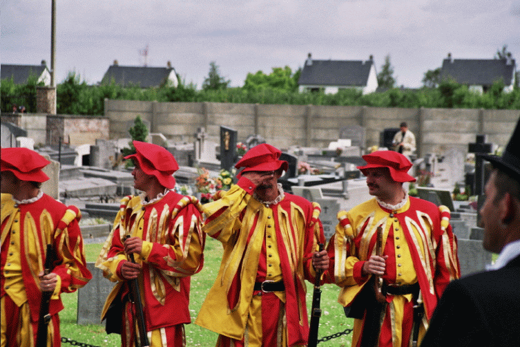 La Milice Bourgeoise de Lessines au 425e anniversaire des Francs Arquebusiers