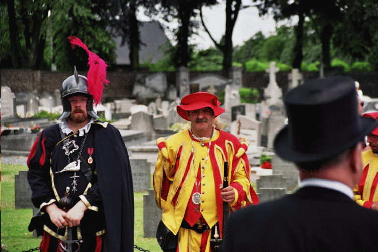 La Milice Bourgeoise de Lessines au 425e anniversaire des Francs Arquebusiers