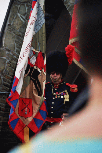 Serge thys, Officier porteur du drapeau de saint Martin
