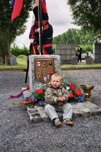 Loup, petit fils de Michel Van Calster ancier officier