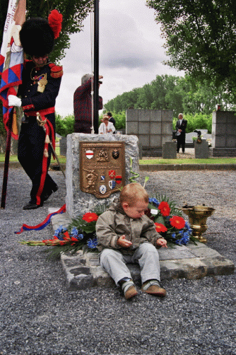 Loup, petit fils de Michel Van Calster ancier officier