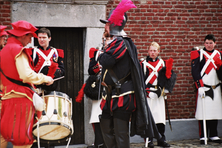 La Milice Bourgeoise de Lessines au 425e anniversaire des Francs Arquebusiers