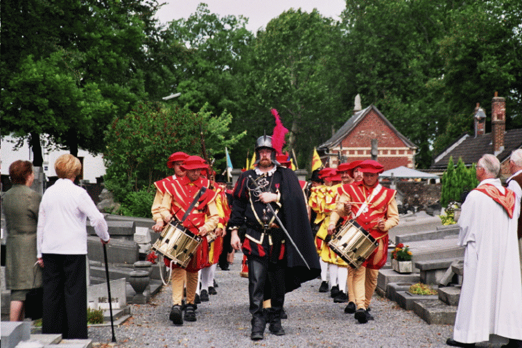 La Milice Bourgeoise de Lessines au 425e anniversaire des Francs Arquebusiers