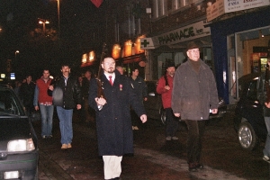 les mousquetaires le samedi en novembre 2004, le Capitaine Marc Poelmans et le Capitaine-adjoint Andr� Schneider