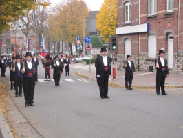 Mousquetaires des Francs Arquebusiers, honneurs � l'empereyur