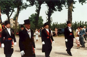 Le G�n�ral Jean Lottin et son Etat-major, Francs Arquebusiers de Vis�