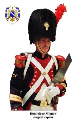 Dominique mignon, sergent sapaur